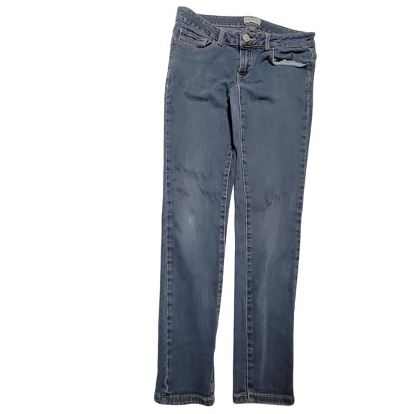 Aeropostale Lola Legging Jeans Womens Size 7 Skinny Low Rise Medium Wash Denim - Picture 2 of 5